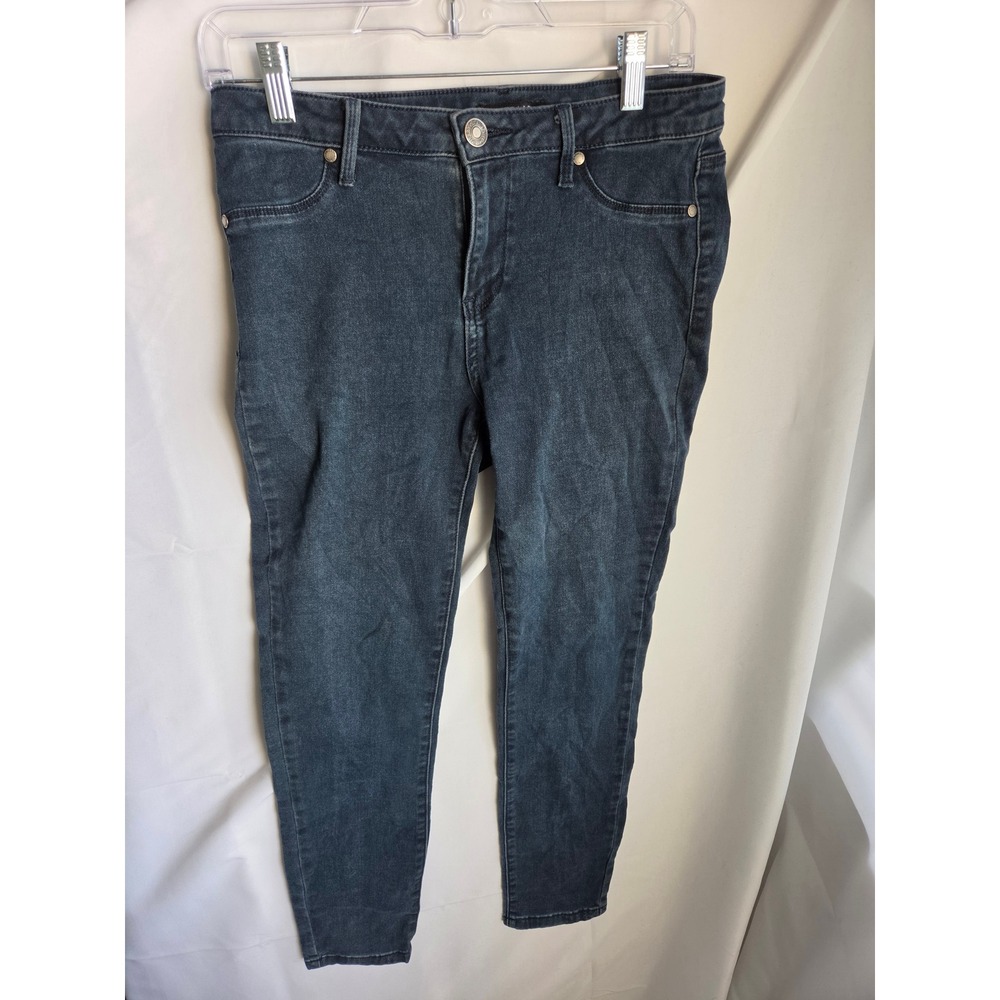 Buffalo David Bitton Lin Mid Rise Super Stretch Jegging Dark Wash Jeans